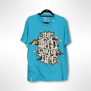 LRG Blue Graphic T-Shirt - Men's Large - New Without Tags